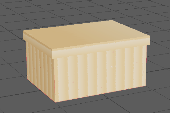 Carton modélié sur Maya